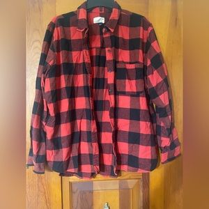 Target Universal Threads Red Flannel